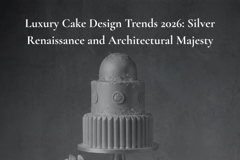 Luxury Cake Design Trends 2026: Silver Renaissance and Architectural Majesty