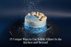 how to use edible glitter