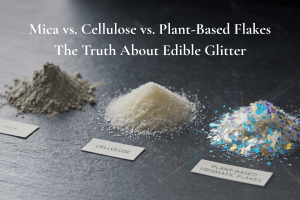 mica vs cellulose edible glitter