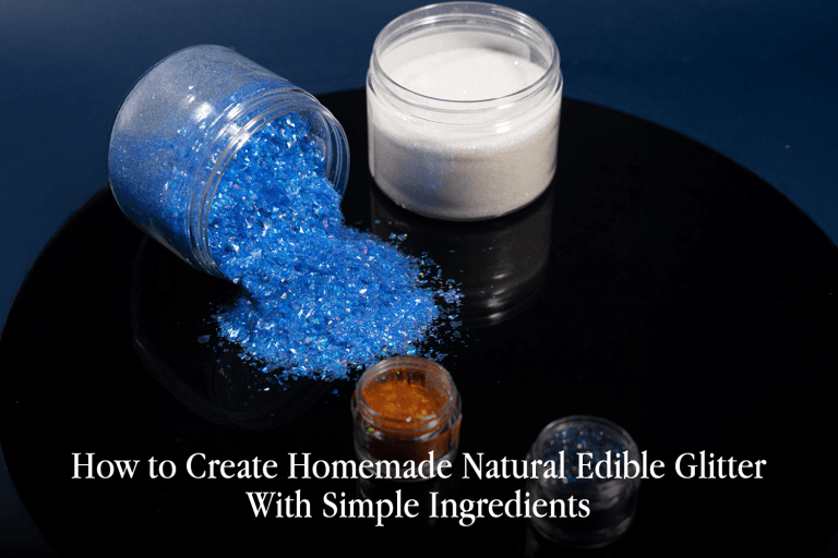 homemade edible glitter